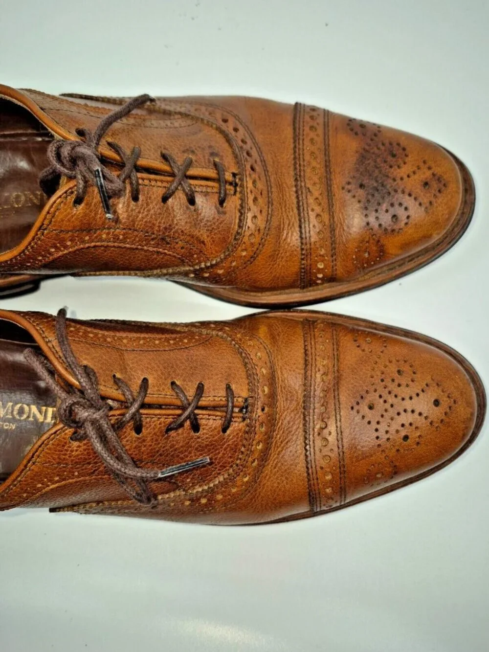 Allen Edmonds Strandmok Cap Toe Oxford Shoes Men's - Size 10.5 C weatherproof US